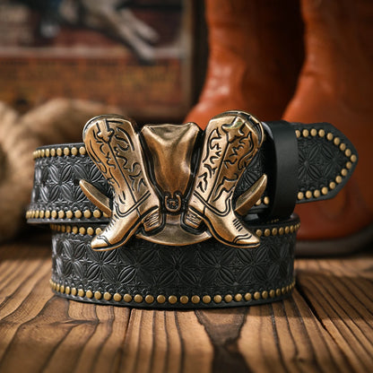 Vibrant Western Inspired Cowboy Belt