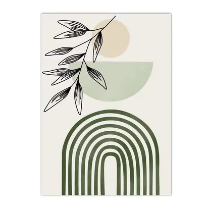Authentic Nordic Themed Botanical Wall Art