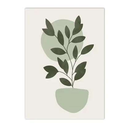 Authentic Nordic Themed Botanical Wall Art