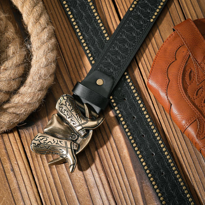 Vibrant Western Inspired Cowboy Belt
