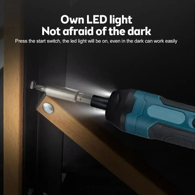Ergonomic Mini Electric Cordless Screwdriver