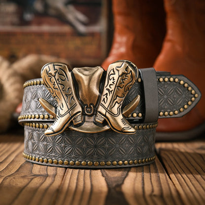 Vibrant Western Inspired Cowboy Belt