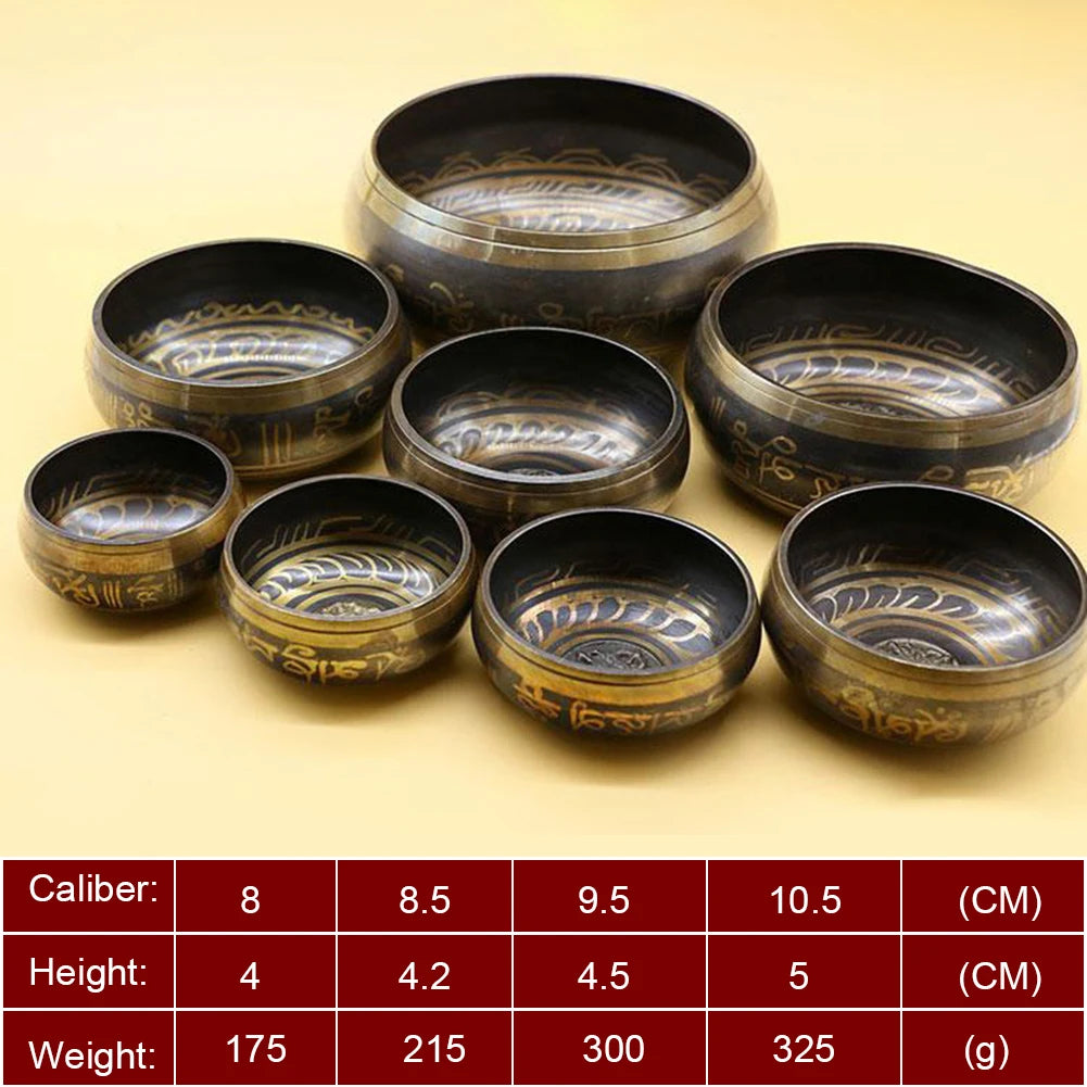 Naturally Therapeutic Handmade Tibetan Singing Bowls