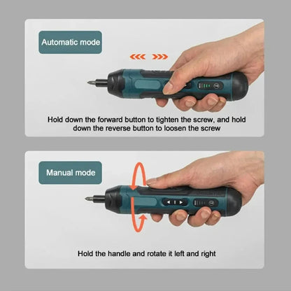 Ergonomic Mini Electric Cordless Screwdriver